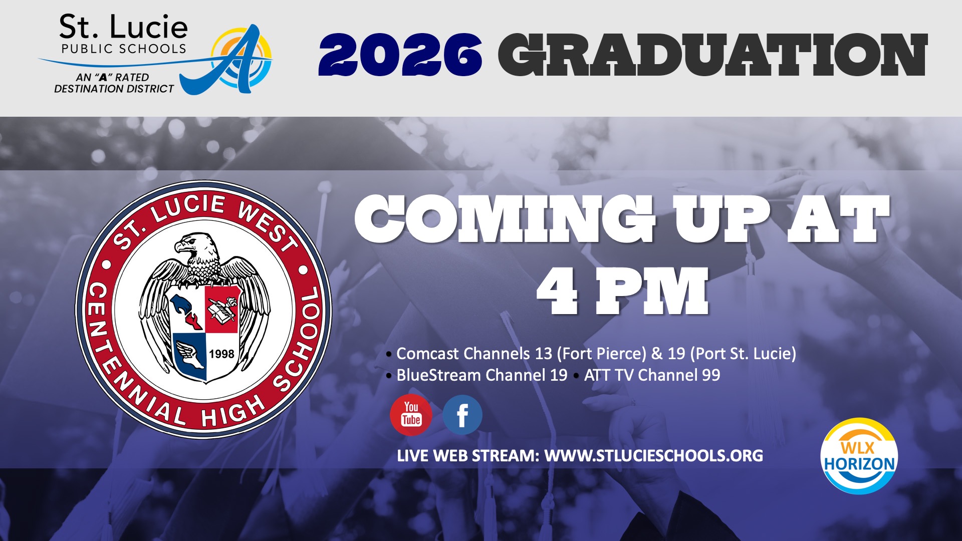 Thumbnail image for 2026 Graduation Ceremony - St. Lucie West Centennial HS